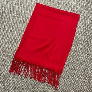 Pashmina Red Scarf